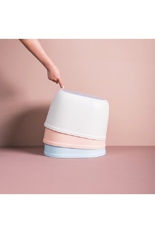 Sones Yaratıcı Taşınabilir Banyo Kaymaz Tabure Çocuk Plastik Tabure Pembe