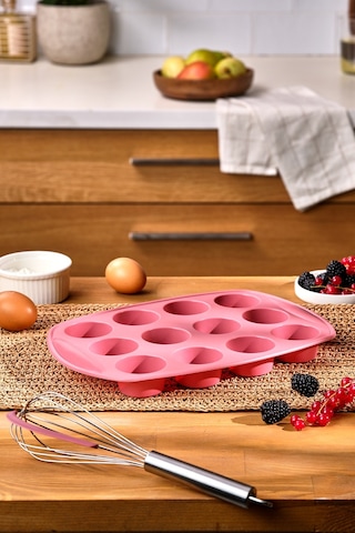 Emsan Silikon Muffin Kalıbı Pembe