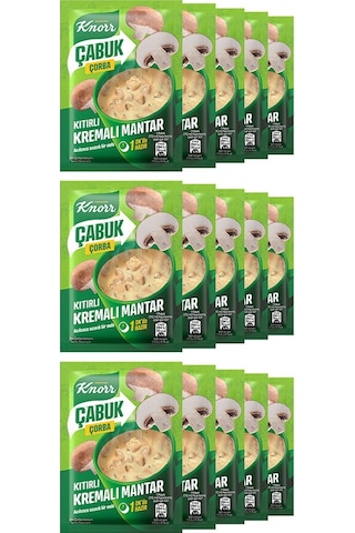 Knorr Çabuk Çorba Kıtırlı Kremalı 15 x 19 G