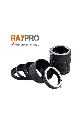 Raypro Manuel Makro Uzatma Tüpü Seti Sony A Mount Uyumlu