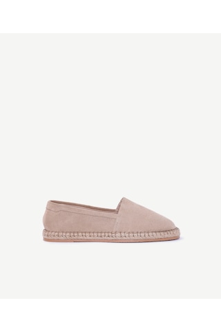 Yargıcı Jüt Tabanlı Deri Espadril 25yeay4015x 017 Bej