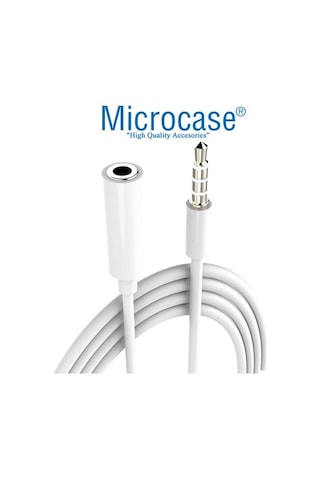 Microcase 3.5 Mm Aux, Kulaklık Uzatma Kablosu 1 Metre - Mh023
