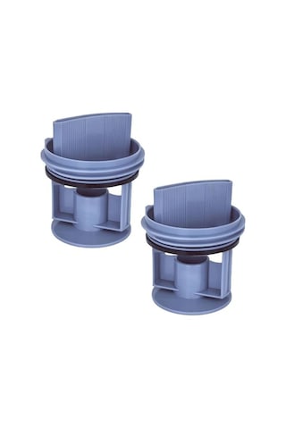Bosch Uyumlu Wga142x0tr, Wat20480tr, Waw2856xtr, Profilo Uyumlu Cmg120dtr İle Çamaşır Makinesi Pompa Filtre Kapağı 2'li - 00647920 Enerji Sınıfı A