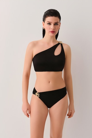 Suwen Noir Tek Omuz Detaylı Bralet Bikini Üst Sb25685012012 Siyah
