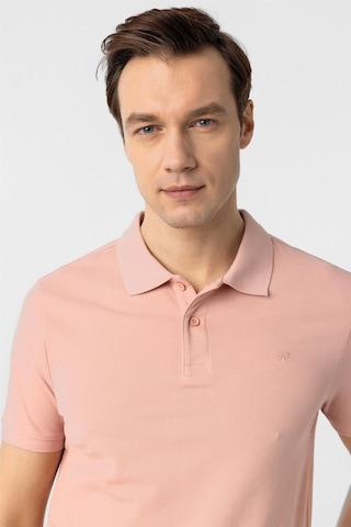 Süvari Gül Kurusu Slim Fit Düz Polo Yaka Tişört Gul Kurusu