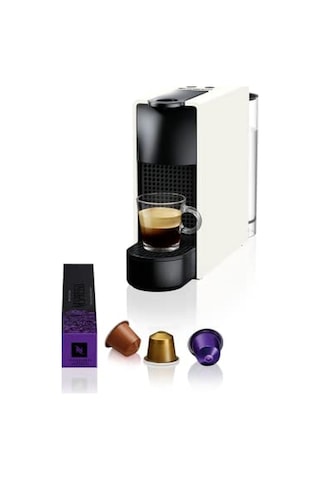 Nespresso C30 Essenza Mini Kapsüllü Kahve Makinesi, Beyaz Enerji Sınıfı A 0.5mm Kenar Kalınlığı
