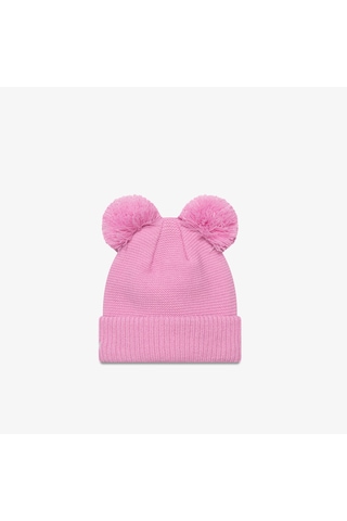 New Era Child Double Pom Neyyan Fpk Çocuk Pembe Şapka Düz 60565308 Pembe