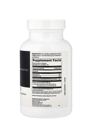 Davinci Laboratories, Omega 3 Hp-d, 60 Softgels