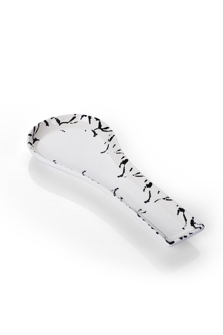 Piatti Naturali Seramik Mermer Kirli Kaşıklık Tezgah Üstü Kepçe Kaşık Altlığı