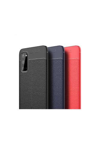Samsung Uyumlu Galaxy S20 Kilif Deri Tarzi Niss Silikon Case 415771033