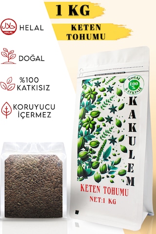 Kakulem Temiz Katkısız Keten Tohumu 1 KG