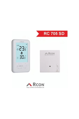 Rcon Rc 705 Wifi Kablosuz Dijital Oda Termostatı