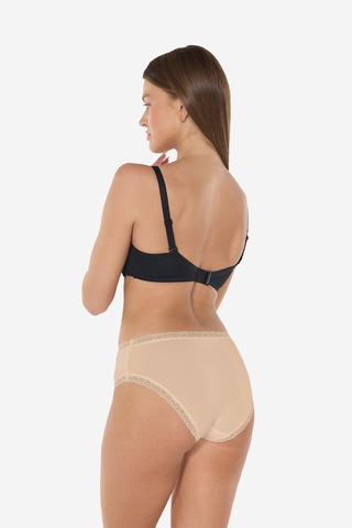 Malabadi Kadın Ten Rengi 2 Li Paket Extra Yumuşak Micro Modal Dantelli Slip Külot 700