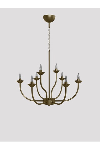 Valentıa Eskitme 8 Kollu Klasik Avize E14 Duylu