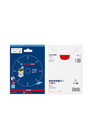 Bosch Expert 115 Mm Taşlama İçin Ahşap Ve Çok Amaçlı Kesme Diski 2608902488