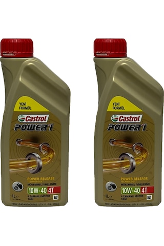 Castrol Power I 10W-40 4T Motor Yağı 2 X 1 L