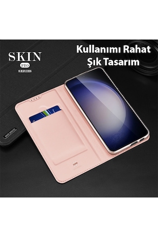 Dux Ducis Sm Galaxy S23 Plus Skin Pro Flip Kapaklı Kılıf