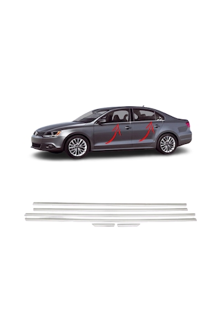 Volkswagen Jetta Krom Cam Çıta 6 Prç. 2011 ve Üzeri