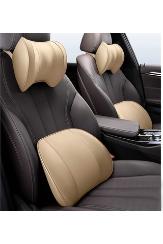 Samdoo Araç Baş Yastığı - Hafızalı Köpük Boyun Desteği - Siyah Renk - Rahat Uyku İçin