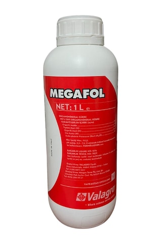 Megafol 1 Lt Anti-stres Ve Büyüme Aktivatörü Sıvı Gübre Karışımı Organik Madde,azot,potasyum 1 LT