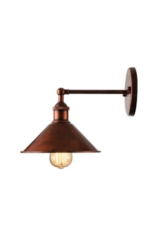 Riolight Retro Bakır Eskitme Metal Aplik Şapka Çapı 23cm Eskitme Riolight Retro Bakır Eskitme Metal Aplik Şapka Çapı 23cm Eskitme