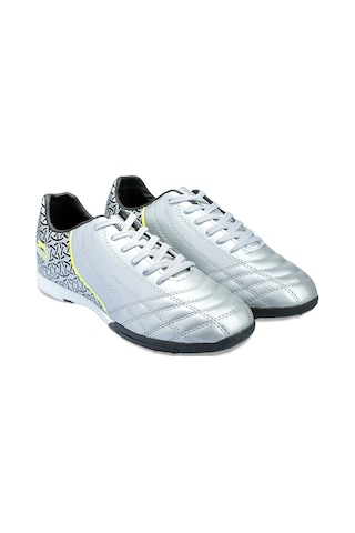 Slazenger HINO HS Erkek Halı Saha Gri / Siyah Futbol Ayakkabısı