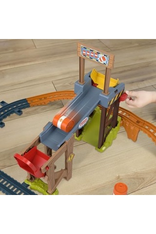 Thomas & Thomas Ve Arkadaşları Diesel&apos İn İnşaat Seti Thomas Ve Arkadaşları Diesel&apos İn İnşaat Seti Motorlu Oyuncak Tren, Ray Ve Yükler Jbw20