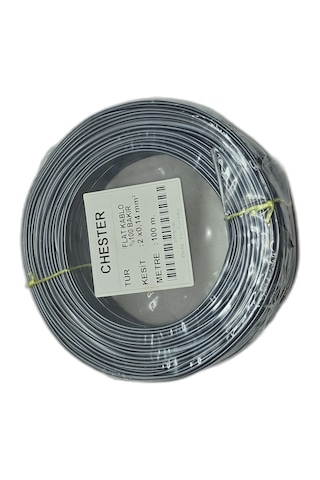 100 Metre Tam Bakır Telefon Kablosu 2x0.14mm Flat Köken Kablo Adsl Modem İnternet Hattı Kablosu