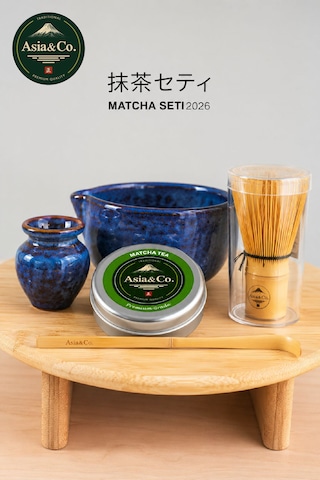 Asia & Co. Geleneksel Japon Matcha Seti - Bambu Whisk Ve Matcha Kasesi