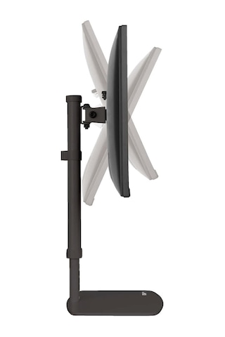 Yükseklik Ayarlı 36-54 Cm Tekli Monitör Standı 17 -27 Vesa 75x75 / 100x100 Masaüstü