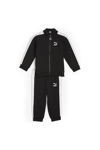 Puma Mınıcats T7 Iconıc Suit Bebek Eşofman Takımı 625435-01 Siyah-siyah Siyah