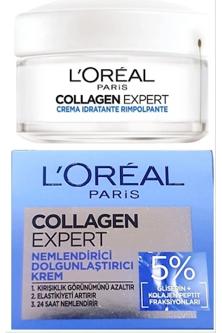 L'oreal Paris Collagen Expert Nemlendirici Dolgunlaştırıcı Krem 50 Ml L'oreal Paris Collagen Expert Nemlendirici Dolgunlaştırıcı Krem 50 Ml