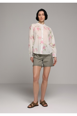 Colin's Colins Fashion Fit Yuvarlak Yaka Metraj Baskılı Kadın Pembe Uzun Kol Gömlek Cl1078692 Q1.v1 Pın