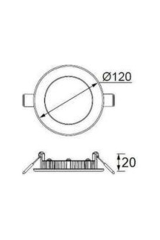 Ld471 Slim Yuvarlak Led Panel 6w 6500k 5 Adet