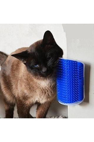 3b Trend Kedi Kaşınma Ve Evcil Hayvan Tüy Tarama Ve Kaşıma Fırçası Telli Beyaz