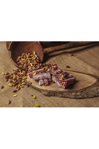 Görallar Ziya Efendi Antep Fıstıklı Narlı Çekme Lokum 500 G