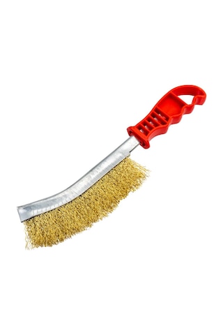 Master 505135 Çelik Telli Kıvrık Uçlu Plastik Saplı Tel Fırça