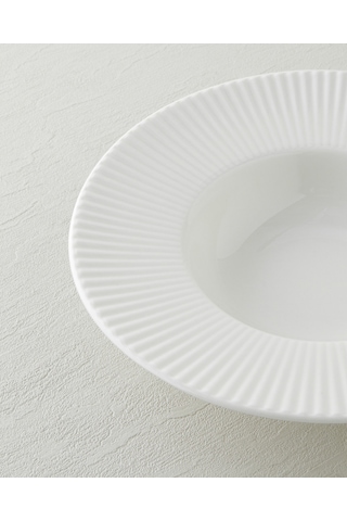 English Home Lunara Porselen Makarna Tabağı 27 Cm Beyaz Beyaz