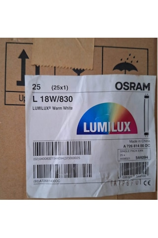 Osram 18w T8 Warm Whıte 830 Osram 18w T8 Warm Whıte 830