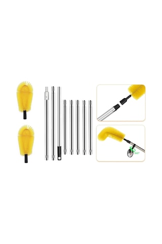 Suntek Oluk Temizleme Fırçası Kolay 2,85m-8-bölüm-çubuklar