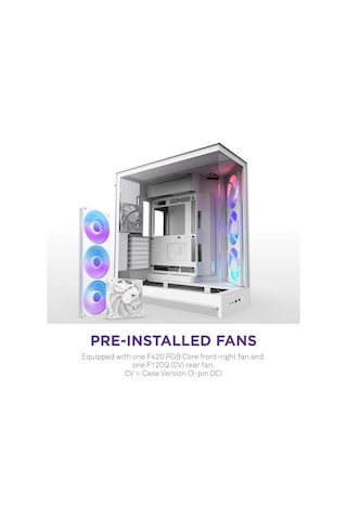 Nzxt H Series H9 Flow Rgb Cm-h92fb-r1 Siyah Atx Mid Tower Gaming Akak0nzx0064