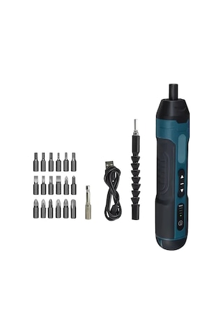 20 Adet Ayarlanabilir Torklu, 1300mah Şarj Edilebilir Pil İle Çok Yönlü Takımların Ayrılması Ve Tamir İşleri İçin Kompakt Kablosuz Elektrikli Tornavida