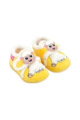 Gezer Bebe Kız Çocuk Kışlık Cırtlı Ayarlanabilir Günlük Okul Kreş Panduf Ayakkabı Ga2kbm.03362.00.t00.b43 Sarı