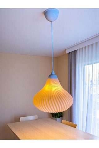 Noora Şık Ve Modern Sarkıt Avize Beyaz