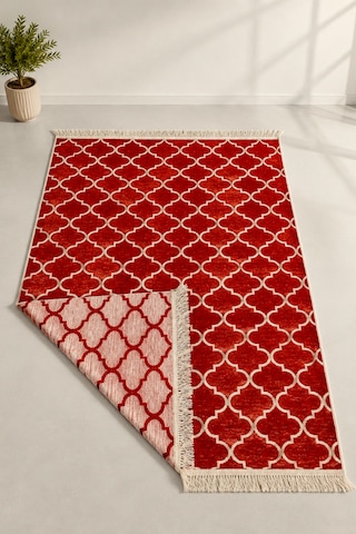 Kilim Paspas Çok Amaçlı Halı Makinede Yıkanabilir Toz Yapmaz Kiremit