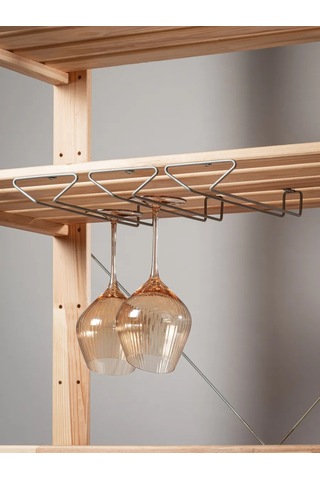 İlwi Mutfak İçin Asılı Kadeh Tutucu 3 Ad 430654596 Gri