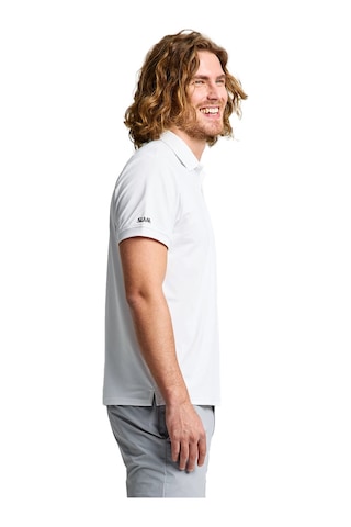Slam Slam Tech Pique Polo Ls Erkek Beyaz Tişört W02 Beyaz