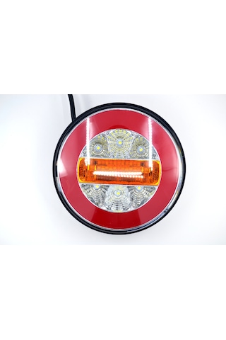 Yuvarlak Led Neon Hamburger Stop Lamba 12v 4 Fonksiyonlu