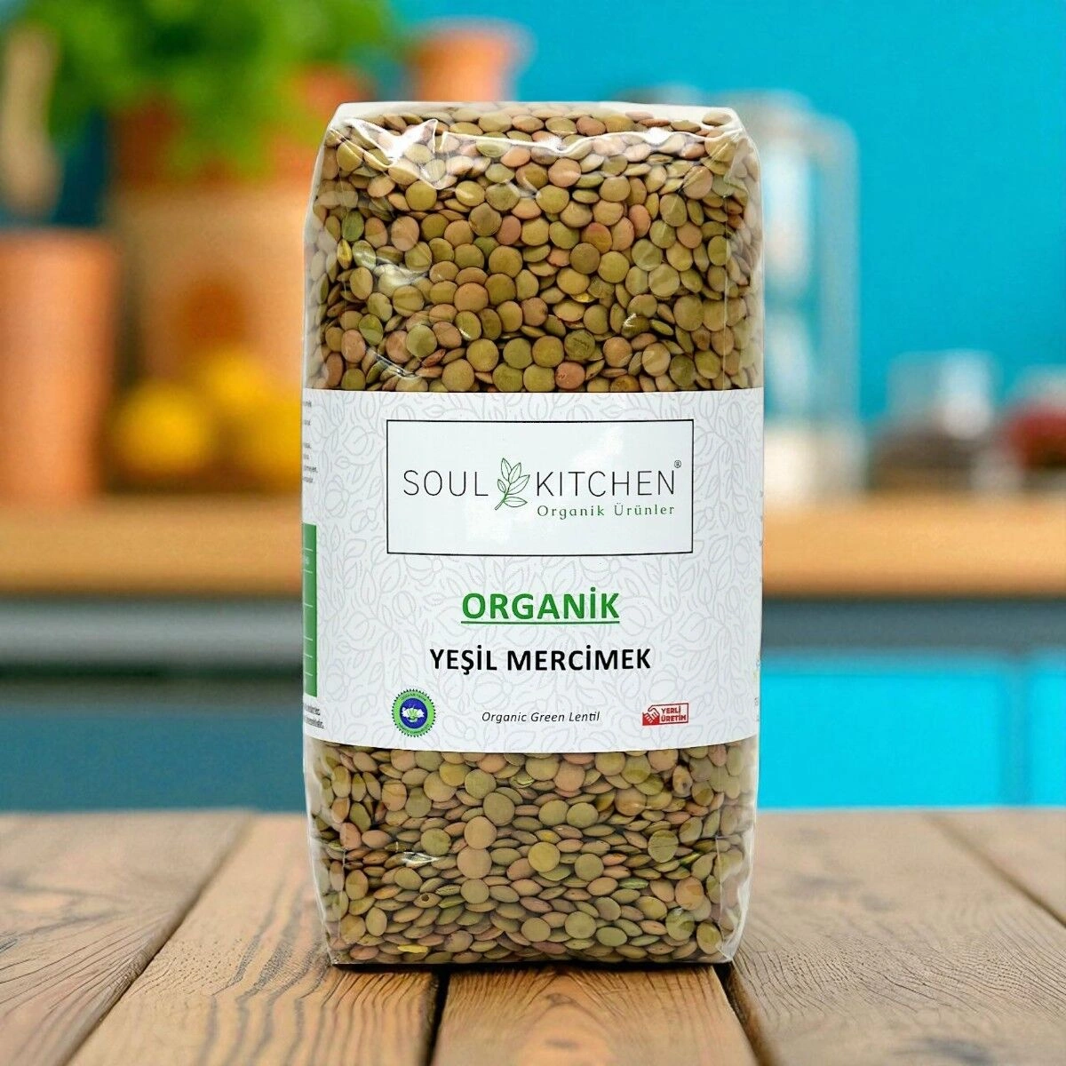 Soul Kitchen Organik Yeşil Mercimek 750 G