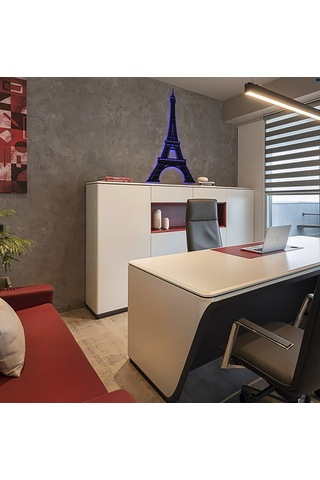 Led Aydınlatmalı Paris Eyfel Kulesi Silueti
